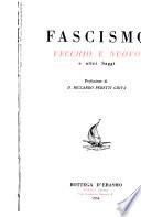 Fascismo vecchio e nuovo, e altri saggi