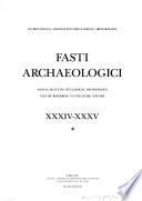 Fasti Archaeologici