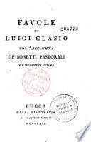 Favole e sonetti pastorali di Luigi Clasio