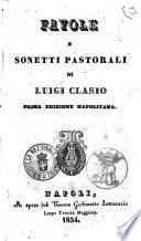 Favole e sonetti pastorali di Luigi Clasio