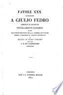 Favole XXX, novellamente scoperte, e recate in versi italiani da G. B. de'Carpentari