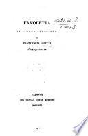 Favoletta in lingua Veneziana di F. G. l'ex quaranta [in verse].