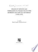 Felice et divoto ad Terrasancta viagio facto per Roberto de Sancto Severino