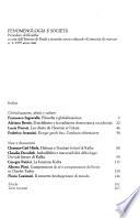 Fenomenologia e società