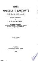 Fiabe, novelle e racconti popolari siciliani