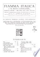 Fiamma italica rassegna mensile