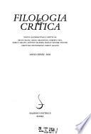 Filologia e critica