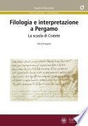 Filologia e interpretazione a Pergamo