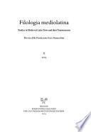 Filologia mediolatina