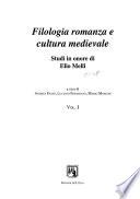 Filologia romanza e cultura medievale