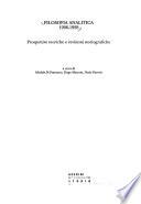 Filosofia analitica, 1996-1998