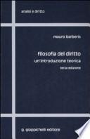 Filosofia del diritto. Un'introduzione teorica
