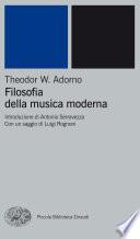 Filosofia della musica moderna