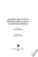 Filosofia dello stato e scienza della logica in Giovanni Gentile