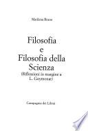 Filosofia e filosofia della scienza