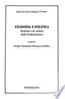 Filosofia e politica