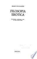 Filosofia erotica
