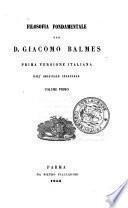 Filosofia fondamentale