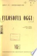 Filosofia Oggi