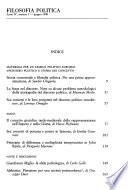 Filosofia politica