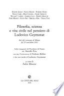 Filosofia, scienza e vita civile nel pensiero di Ludovico Geymonat