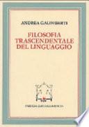Filosofia trascendentale del linguaggio