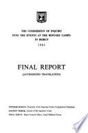 Final Report (authorized Translation)