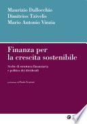 Finanza per la crescita sostenibile