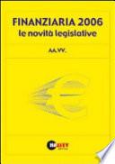 Finanziaria 2006. Le novità legislative