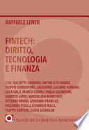 Fintech: diritto, tecnologia e finanza