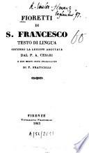 Fioretti di San Francesco