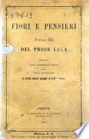 Fiori e pensieri veglia 20. del prior Luca