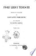 Fiori lirici tedeschi recati in italiano da Giovanni Peruzzini