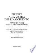 Firenze alla vigilia del Rinascimento