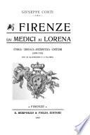 Firenze dai Medici ai Lorena