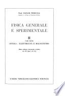 Fisica generale e sperimentale
