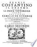 Flavio Costantino il grande, ... poema con gli argomenti di Pompeo de Notariis (etc.)