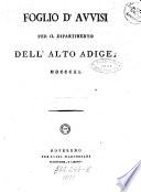 Foglio d'avvisi per il Tirolo Meridionale