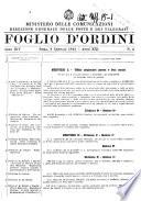Foglio d'ordini