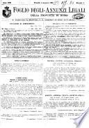 Foglio degli annunzi legali della provincia di Roma