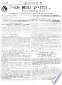 Foglio degli annunzi legali della provincia di Roma