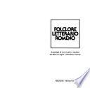 Folclore letterario romeno