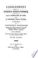 Fondamenti della scienza fisico-chimica