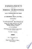 Fondamenti della scienza fisico-chimica