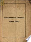 Fondamenti di filosofia nella fisica