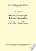 Fonetica e fonologia dell'armonia vocalica