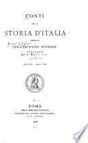 Fonti per la storia d'Italia