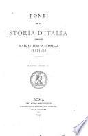 Fonti per la storia d'Italia pubblicate dall'Istituto storico italiano