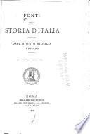 Fonti per la storia d'Italia pubblicate dall'Istituto storico italiano