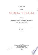 Fonti per la storia d'Italia pubblicate dall'Istituto storico italiano per il Medio Evo